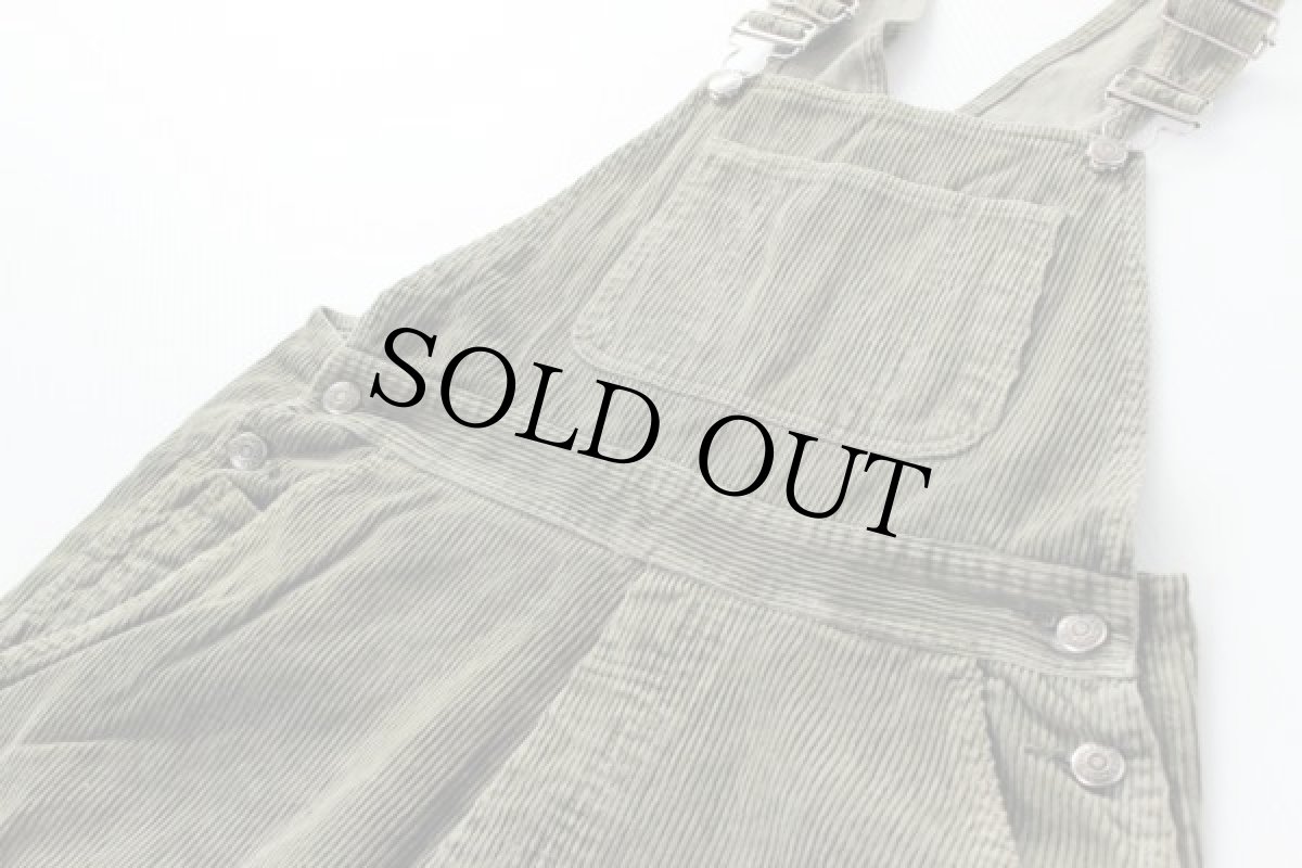 画像2: 90s GAPギャップ 太畝 コーデュロイ オーバーオール (2)