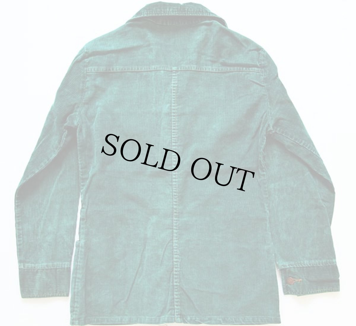 画像2: 70s Wranglerラングラー コーデュロイ ブッシュジャケット 緑 S (2)