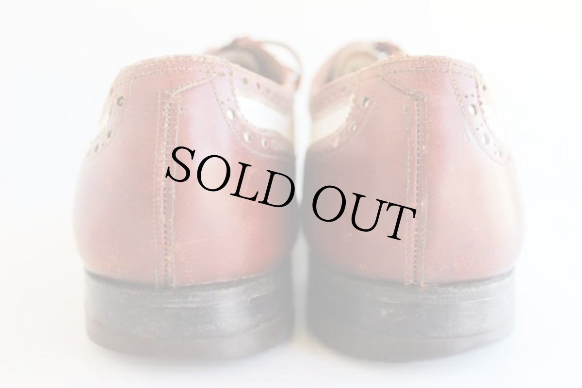 画像4: 50s NETTLETON ウイングチップ レザーシューズ9B★革靴 (4)