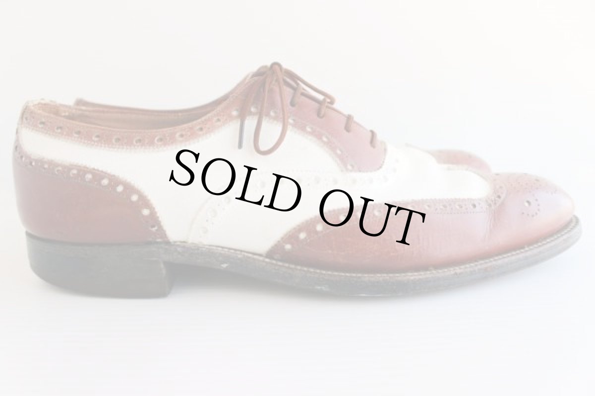 画像5: 50s NETTLETON ウイングチップ レザーシューズ9B★革靴 (5)