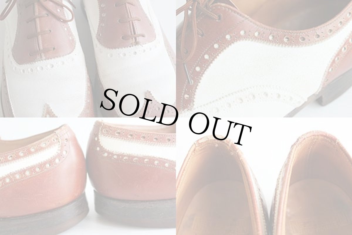 画像7: 50s NETTLETON ウイングチップ レザーシューズ9B★革靴 (7)