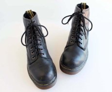 画像1: 英国製 DR.MARTENSドクターマーチン 8ホールブーツ 黒 UK6 (1)