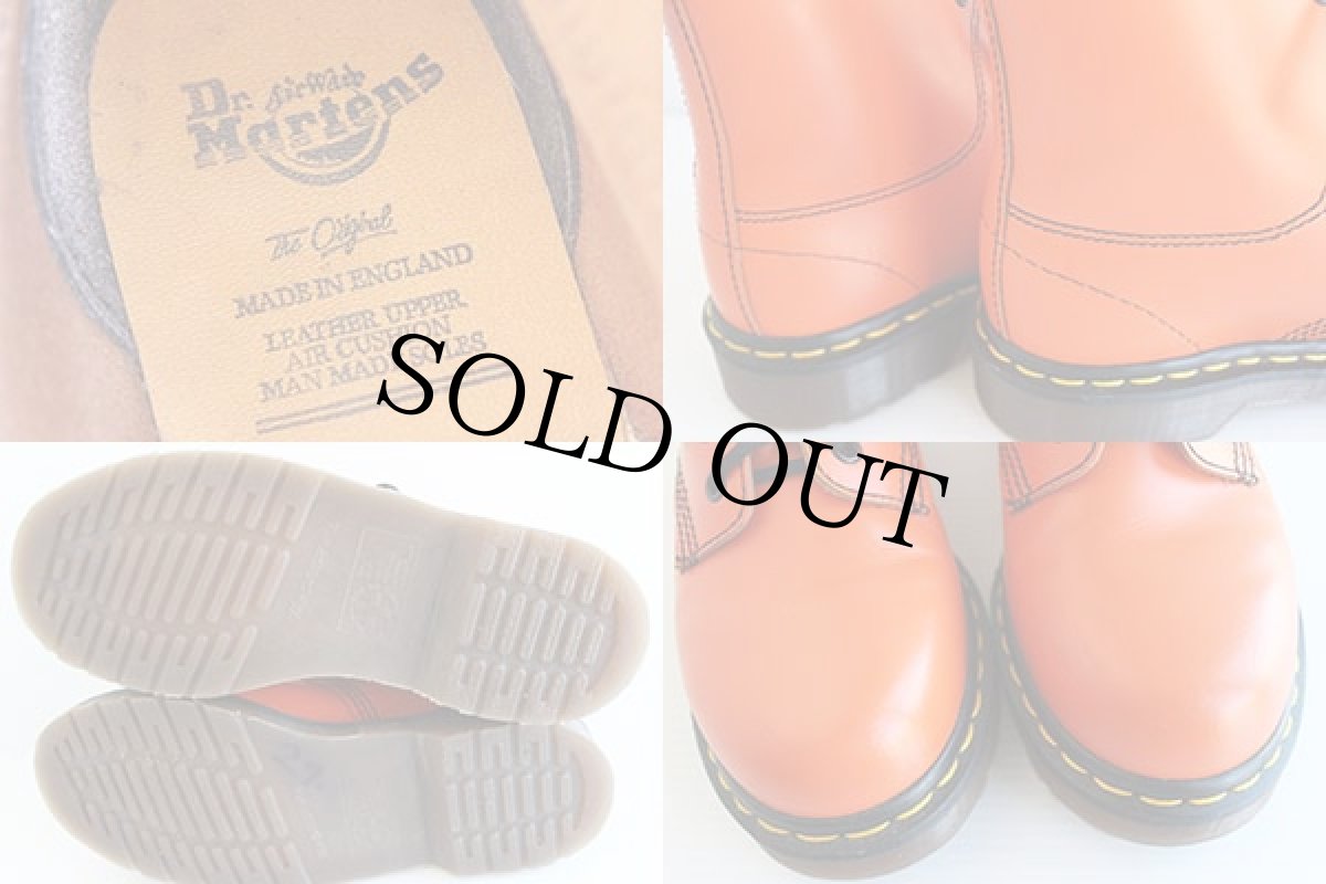 画像3: 英国製 DR.MARTENSドクターマーチン 6ホールブーツ オレンジ UK5 (3)