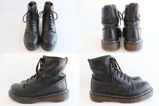 画像2: 英国製 DR.MARTENSドクターマーチン 8ホールブーツ 黒 UK6 (2)