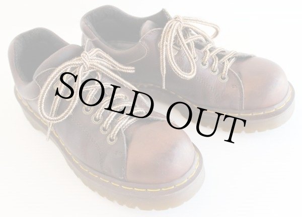 英国製　ドクターマーチン　8147　7フックチャンキーヒールマウンテンブーツ　茶 Dr.Martens - 【極希少】ドクターマーチン モンキーブーツ