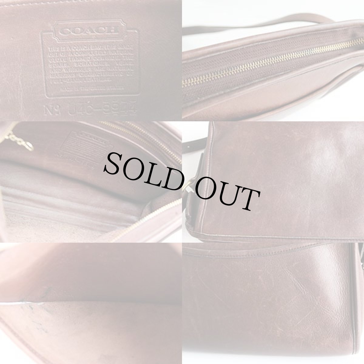 画像3: USA製 COACH オールド コーチ レザーショルダーバッグ★9944 (3)