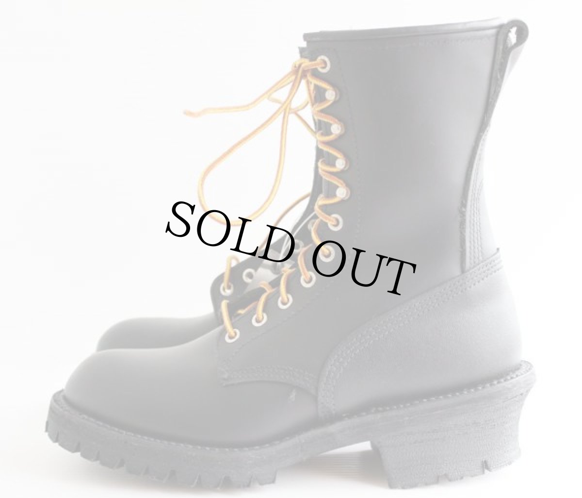 画像2: デッドストック★REDWINGレッドウイング 699 ロガーブーツ 黒 8.5D (2)