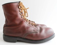 画像5: 90s USA製 REDWINGレッドウイング PT91 スチールトゥ シンサレートライナー ワークブーツ 赤茶 10D (5)