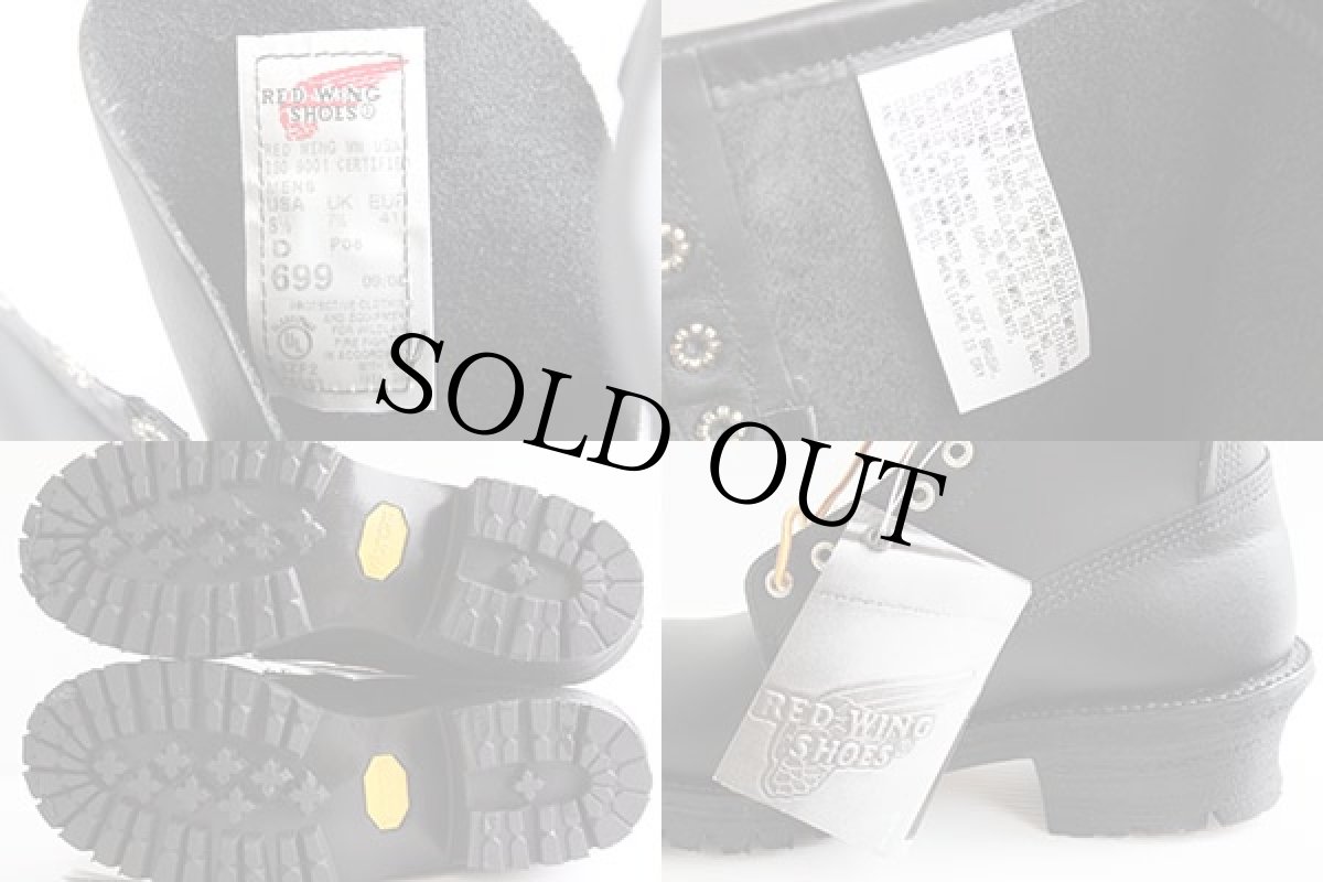 画像8: デッドストック★REDWINGレッドウイング 699 ロガーブーツ 黒 8.5D (8)