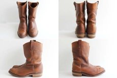 画像2: 90s USA製 REDWINGレッドウイング 1155 ペコスブーツ 茶 8.5 (2)