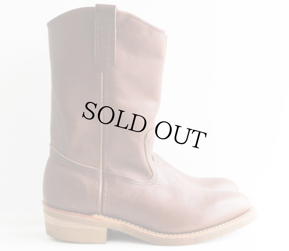 画像3: デッドストック★USA製 REDWINGレッドウイング 1155 ペコスブーツ 焦げ茶 8 (3)