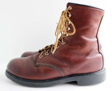 画像3: 90s USA製 REDWINGレッドウイング PT91 スチールトゥ シンサレートライナー ワークブーツ 赤茶 10D (3)