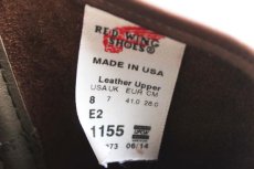 画像6: デッドストック★USA製 REDWINGレッドウイング 1155 ペコスブーツ 焦げ茶 8 (6)