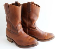 画像1: 90s USA製 REDWINGレッドウイング 1155 ペコスブーツ 茶 8.5 (1)