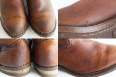 画像4: 90s USA製 REDWINGレッドウイング 1155 ペコスブーツ 茶 8.5 (4)