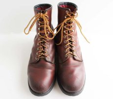 画像2: 90s USA製 REDWINGレッドウイング PT91 スチールトゥ シンサレートライナー ワークブーツ 赤茶 10D (2)