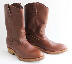 画像1: デッドストック★USA製 REDWINGレッドウイング 1155 ペコスブーツ 焦げ茶 8 (1)