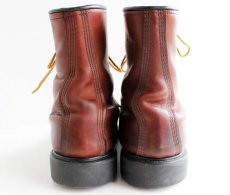 画像4: 90s USA製 REDWINGレッドウイング PT91 スチールトゥ シンサレートライナー ワークブーツ 赤茶 10D (4)