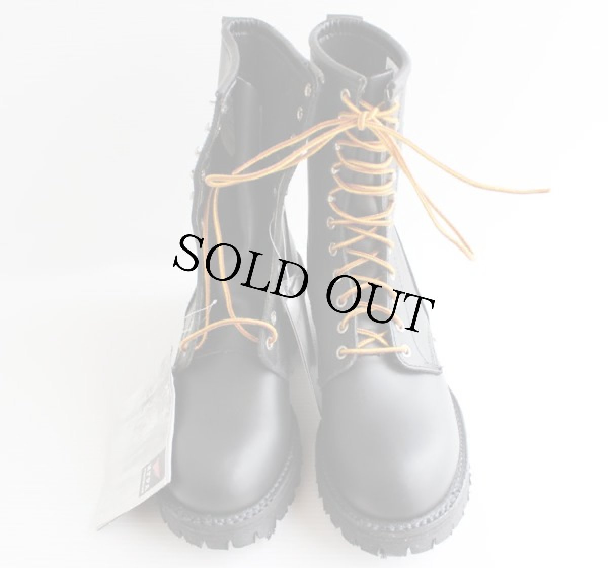 画像4: デッドストック★REDWINGレッドウイング 699 ロガーブーツ 黒 8.5D (4)