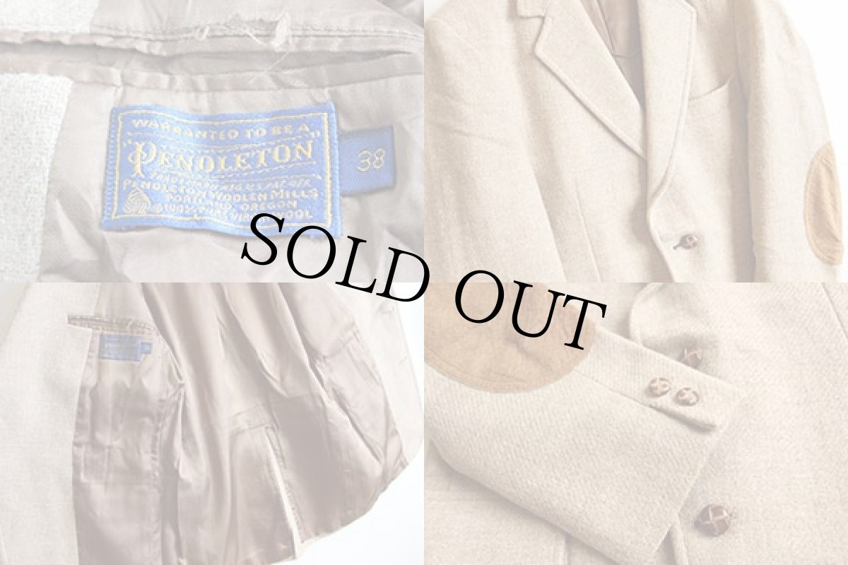 画像3: 80s PENDLETONペンドルトン ツイード テーラードジャケット 38 (3)