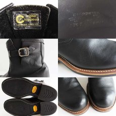 画像3: 90s USA製 CHIPPEWAチペワ ショート エンジニアブーツ 黒 7.5E (3)