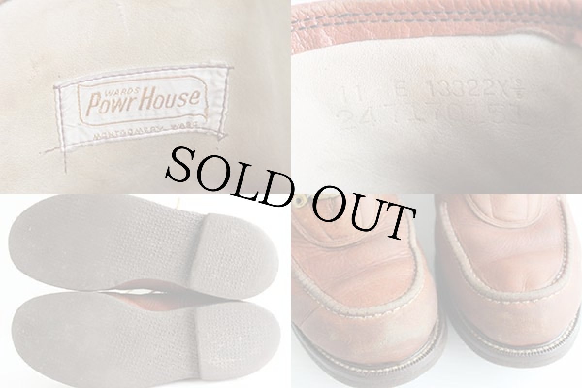 画像3: 60s MONTGOMERY WARD Powr Houseパワーハウス ワークブーツ 11 (3)