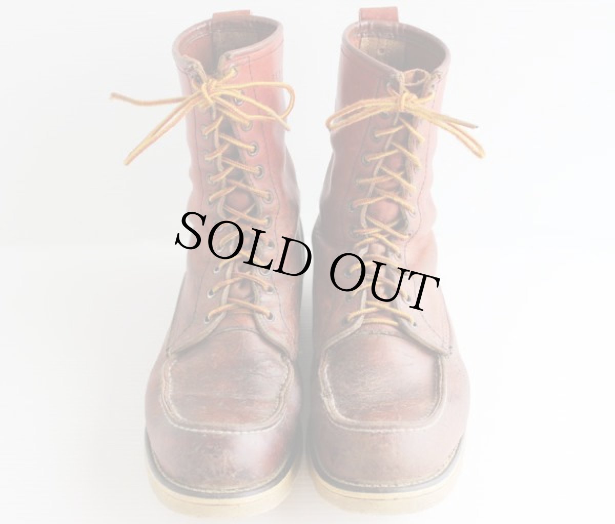 画像2: 90s REDWINGレッドウイング 877 半円犬タグ アイリッシュセッター ブーツ 赤茶 10.5D (2)