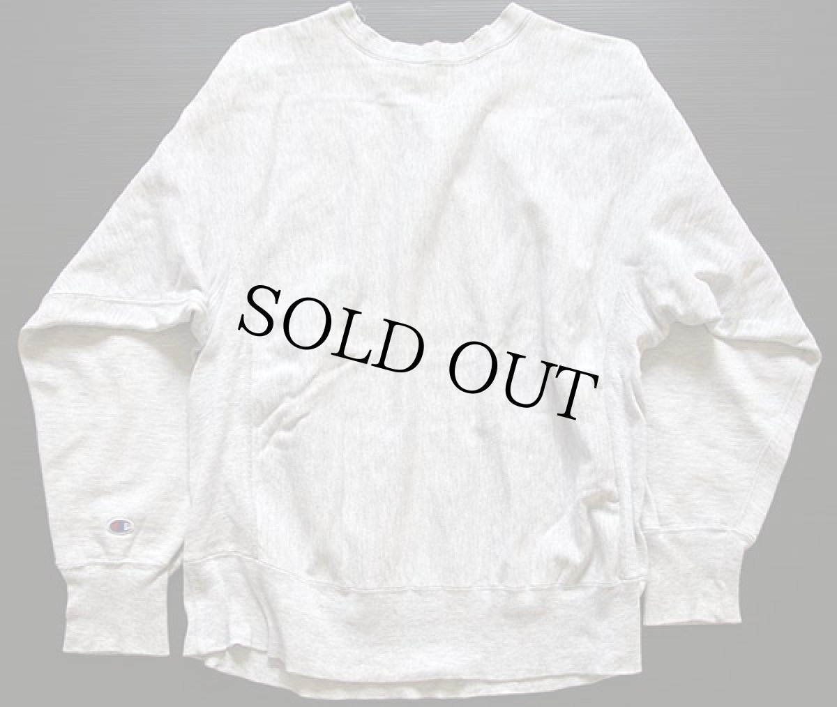 画像2: 80s USA製 Championチャンピオン HARVARD 染み込みプリント リバースウィーブ スウェット 杢グレー L (2)