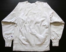 画像2: 90s USA製 Championチャンピオン  無地 目無し リバースウィーブ スウェット XL★ブランク (2)