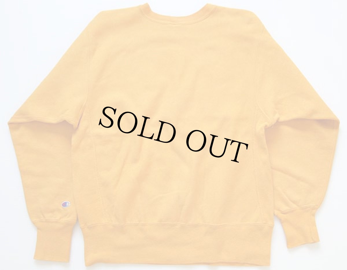 画像2: 90s USA製 Championチャンピオン IOWA リバースウィーブ スウェット イエロー L (2)
