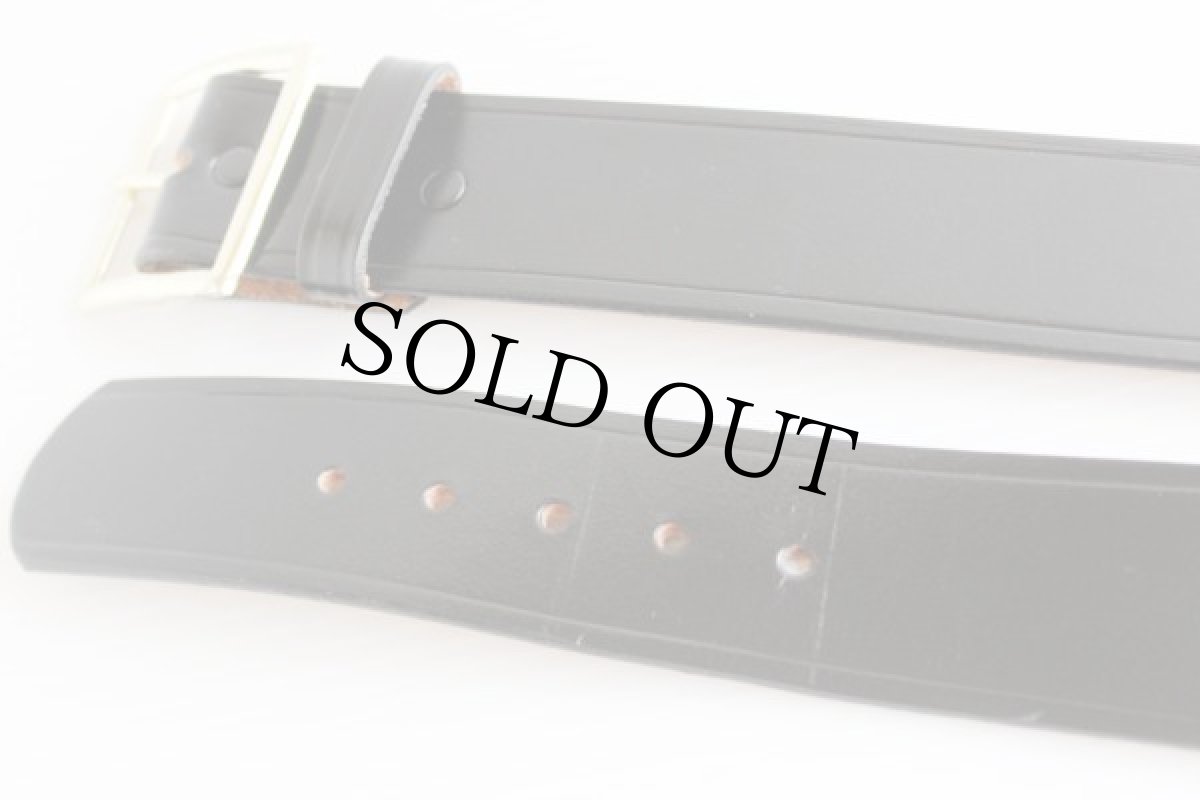 画像2: USA製 カウハイド ギャリソンベルト 黒 36★322 (2)