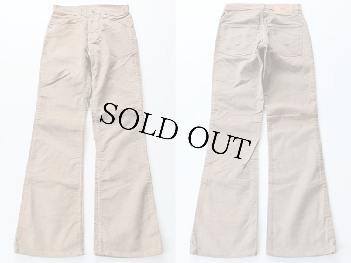 画像2: デッドストック★70s USA製 Levi'sリーバイス 517 コーデュロイパンツ 薄茶 w28★ブーツカット (2)