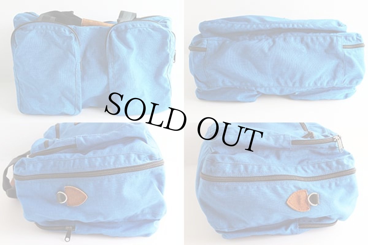 画像2: 80s EddieBauerエディーバウアー バッグ 青 (2)