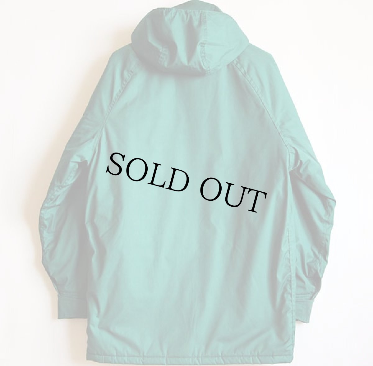 画像2: 70s USA製 Woolrichウールリッチ 中綿入り マウンテンパーカー 緑 M (2)