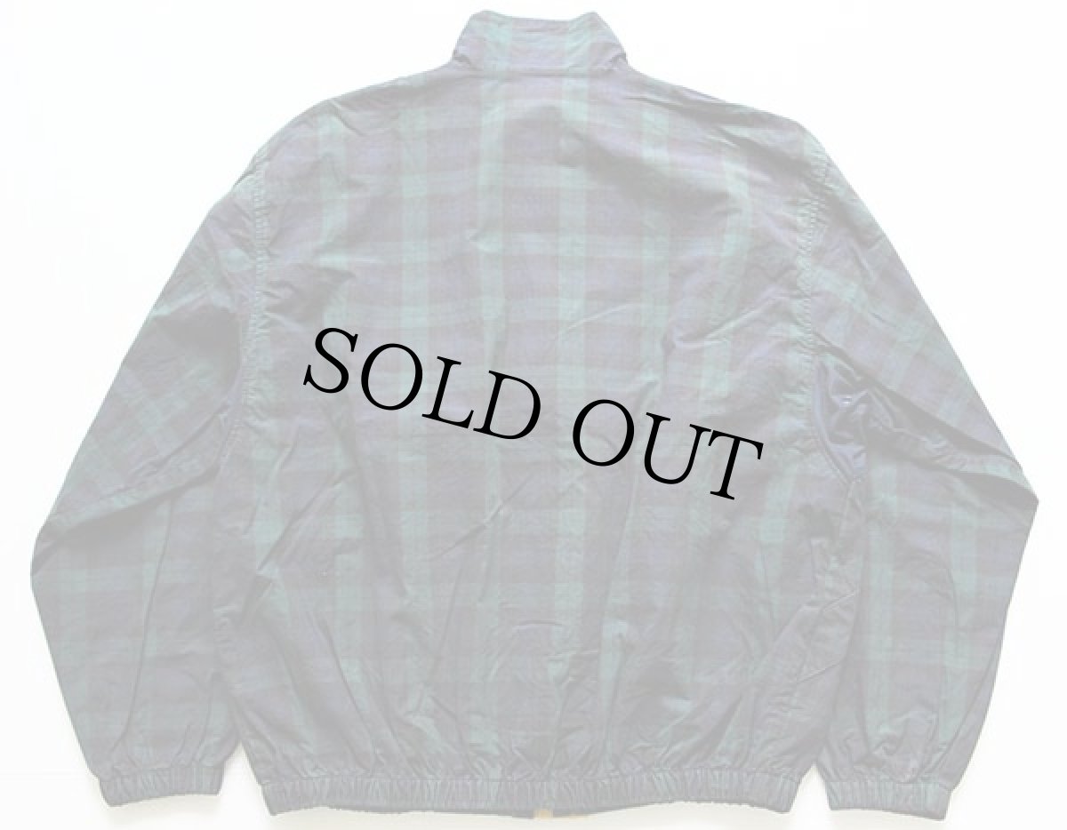 画像2: 90s CHAPS ラルフローレン ブラックウォッチ タータンチェック コットンジャケット L (2)