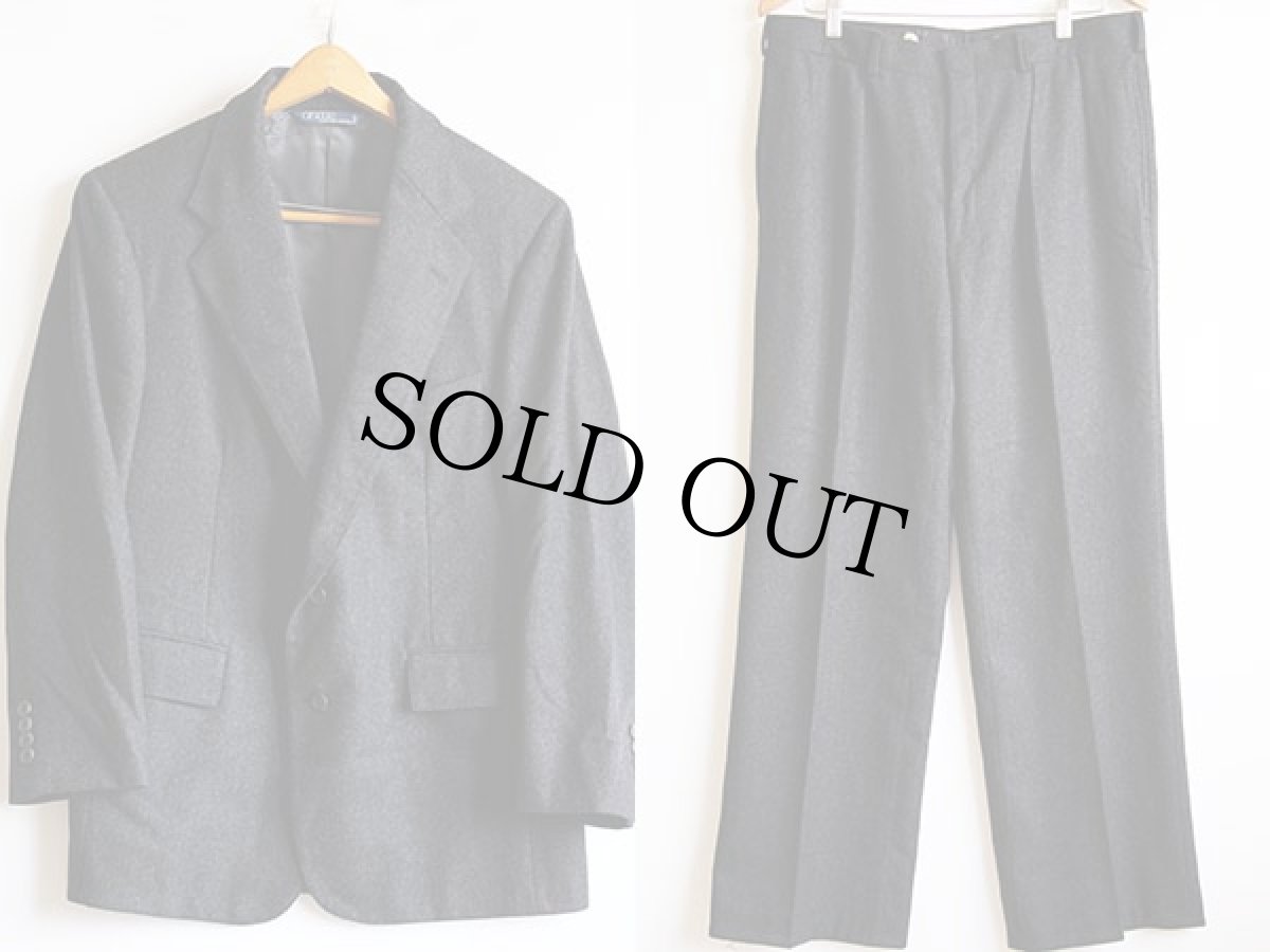 画像2: 80s USA製 ポロ ラルフローレン テーラードジャケット&パンツ セットアップ 42S★スーツ (2)