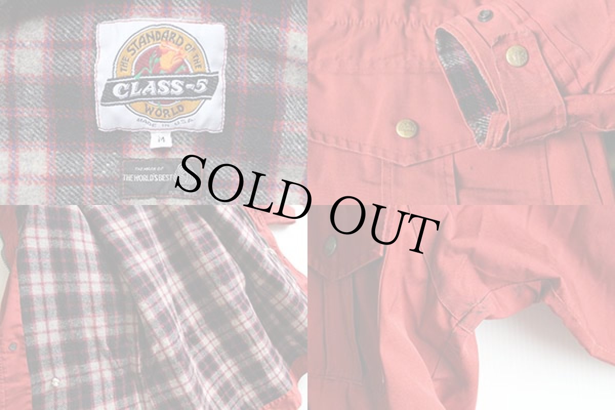 画像3: 80s USA製 CLASS-5 ウールライナー マウンテンパーカー M (3)