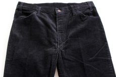 画像2: 80s Levi'sリーバイス 519-1558 コーデュロイパンツ 黒 w36 L30 (2)