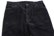 画像2: 80s Levi'sリーバイス 519-1558 コーデュロイパンツ 黒 w36 L30 (2)