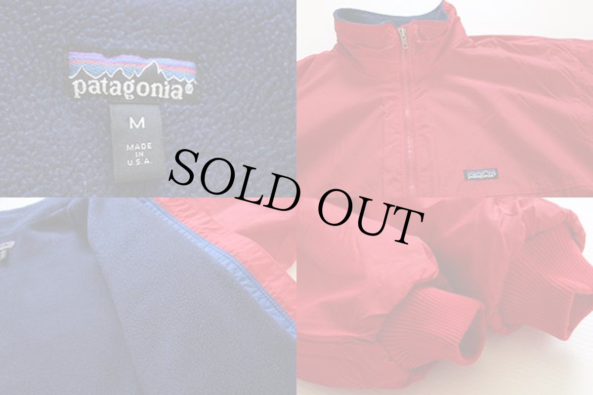 画像3: 90s USA製 patagoniaパタゴニア フリースライナー ナイロンジャケット 赤 M★シェルドシンチラ (3)