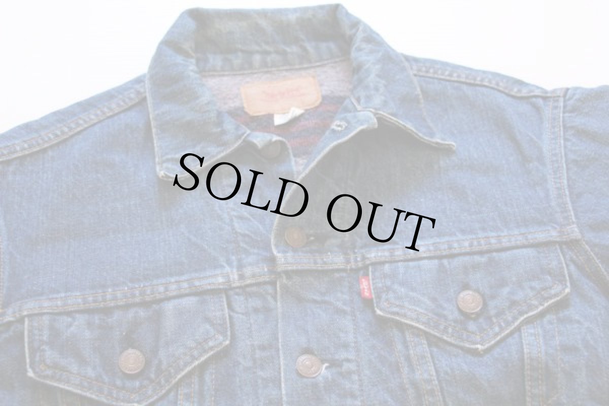 画像3: 70s USA製 Levi'sリーバイス 70505 ブランケットライナー デニムジャケット (3)