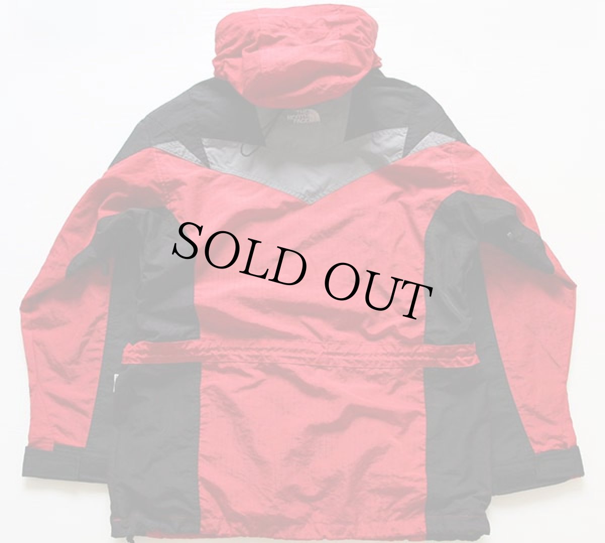 画像2: THE NORTH FACEノースフェイス extrame LIGHT ナイロンジャケット 赤×黒 M (2)