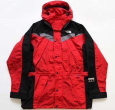 画像1: THE NORTH FACEノースフェイス extrame LIGHT ナイロンジャケット 赤×黒 M (1)