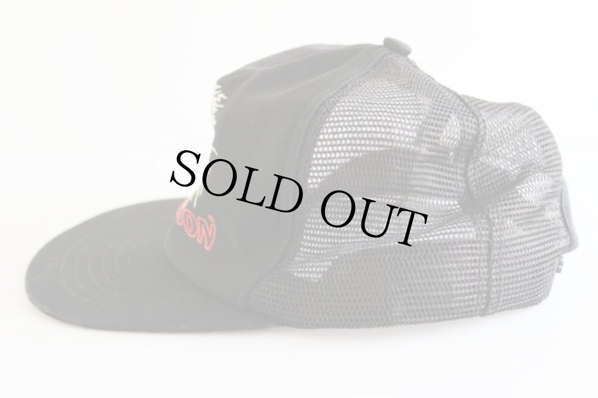 画像2: 80s USA製 HARLEY-DAVIDSONハーレー ダビッドソン メッシュキャップ 黒 (2)