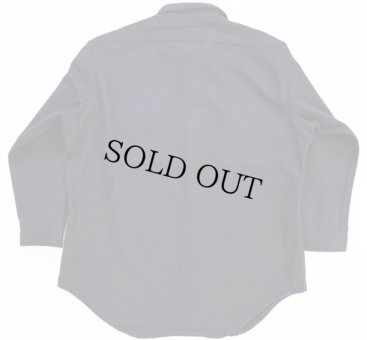 画像2: デッドストック★70s 米軍 U.S.NAVY CPO ウールシャツ 16.5 (2)