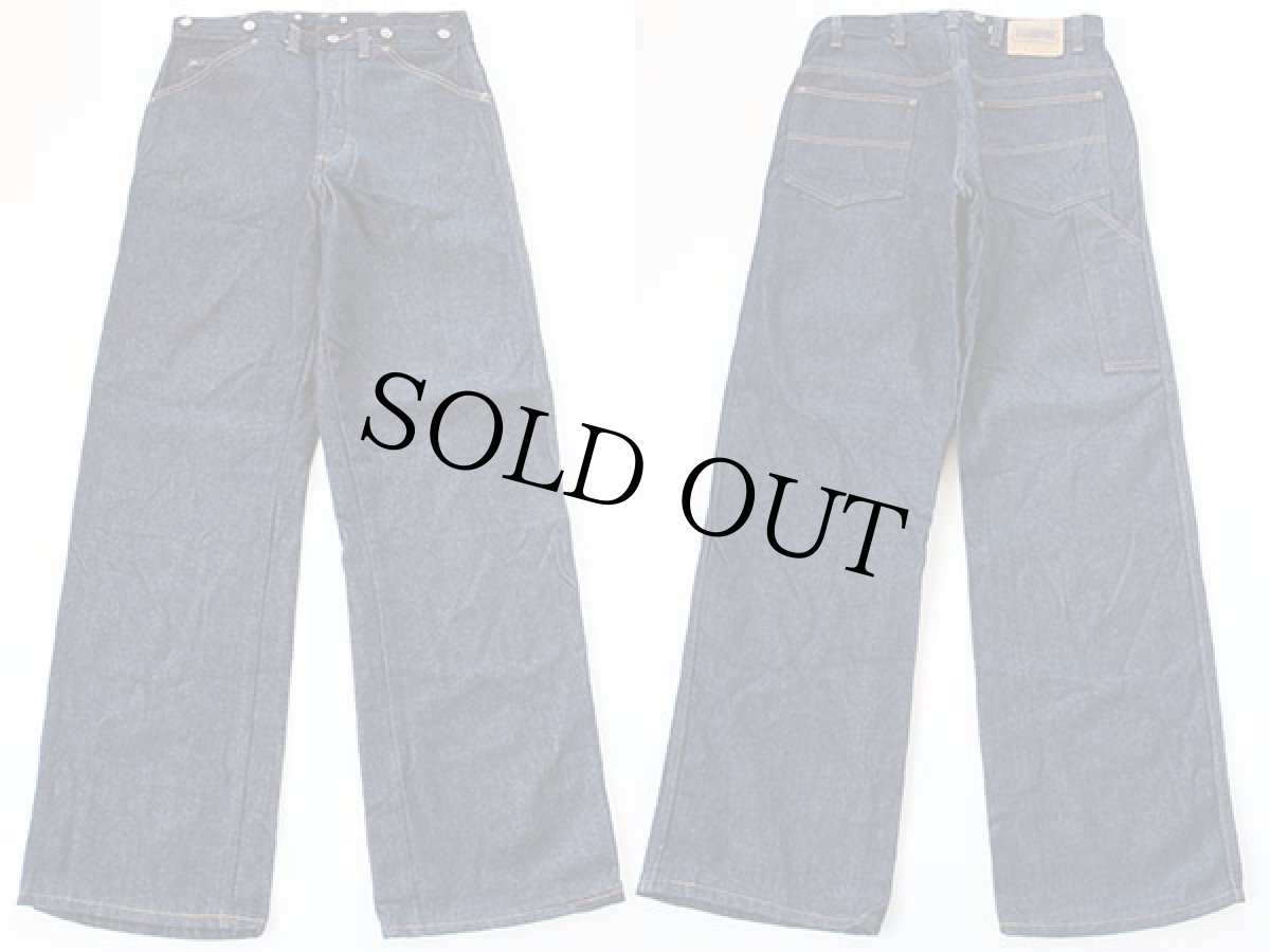 画像2: デッドストック★80s USA製 FIVE BROTHERファイブブラザー デニムパンツ w32 L32 (2)