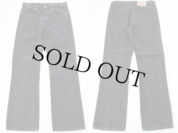 90s USA製 Levi'sリーバイス 517 ブラック デニムパンツ w33 L32