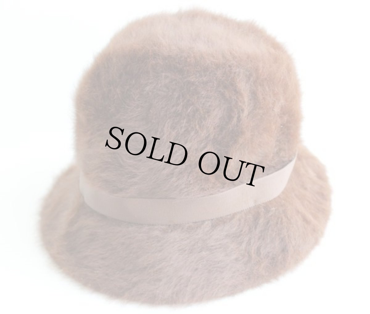 画像2: ビンテージ 英国製 KANGOLカンゴール ファーハット 茶 (2)