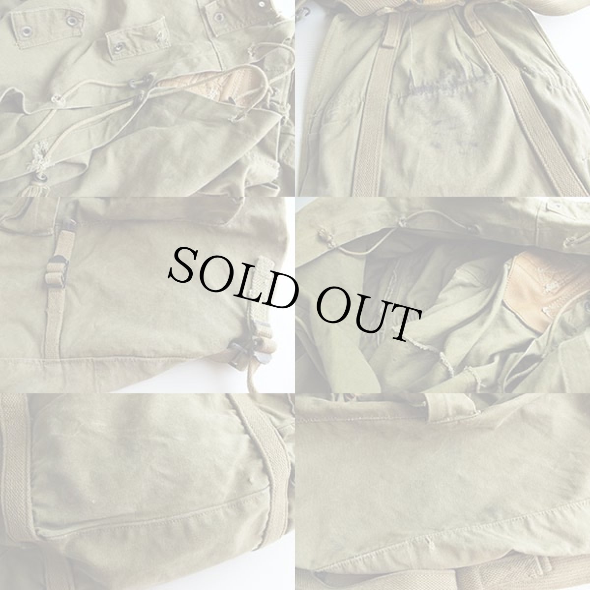 画像4: 40s 米軍 U.S.ARMY キャンバス バックパック (4)