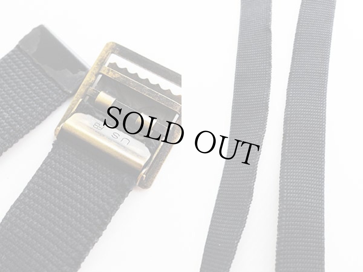 画像3: ビンテージ 米軍 ウェブベルト 黒★332  (3)